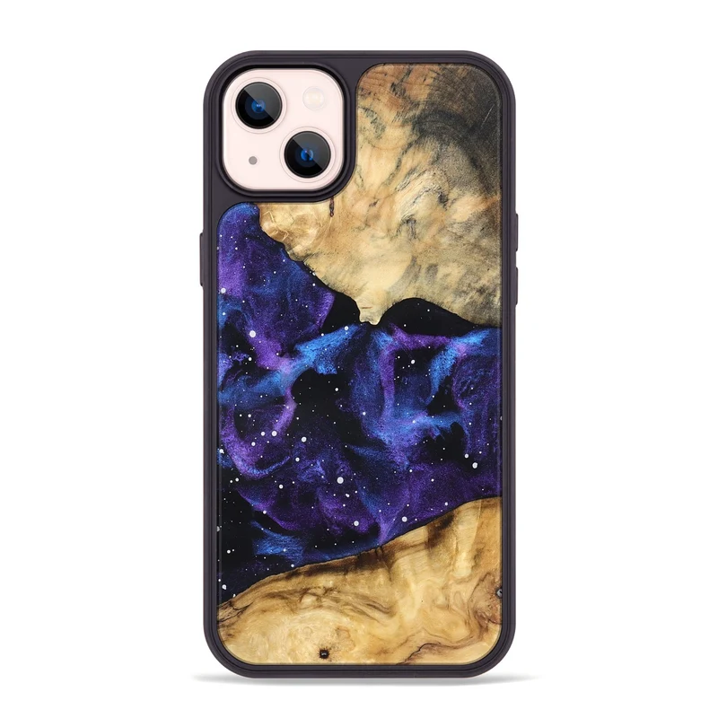 iPhone 14 Plus Wood Phone Case - Rebeca (Cosmos, 829635)