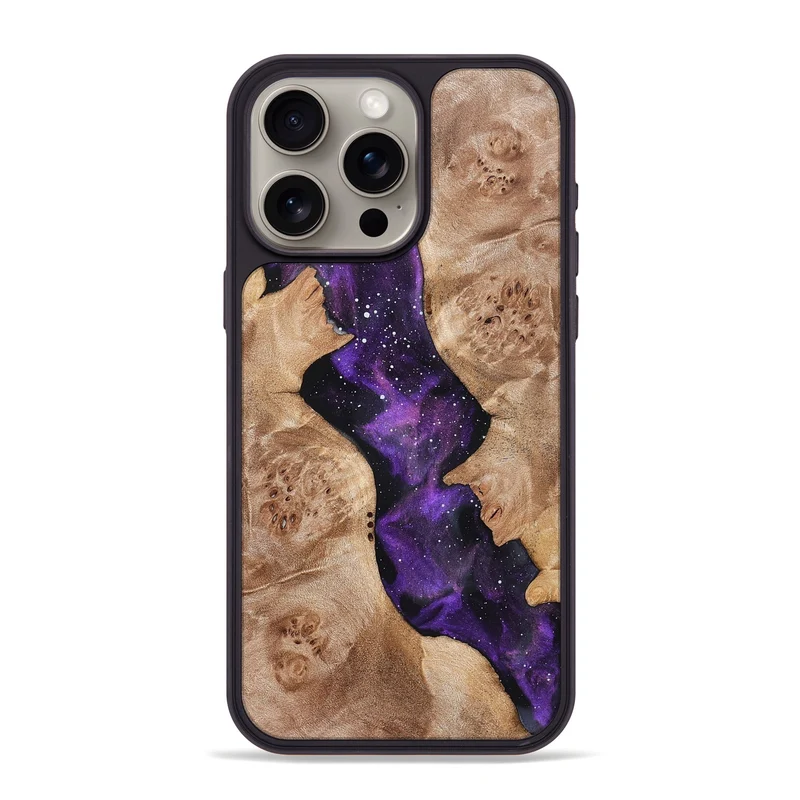 iPhone 15 Pro Max Wood Phone Case - Mason (Cosmos, 829627)