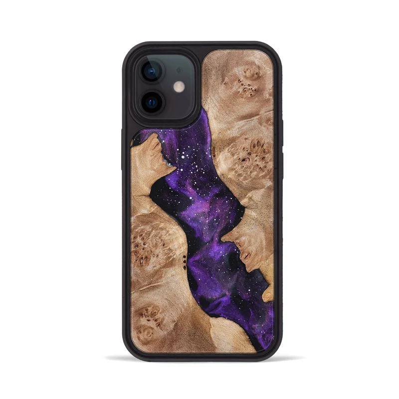 iPhone 12 Wood Phone Case - Mason (Cosmos, 829627)