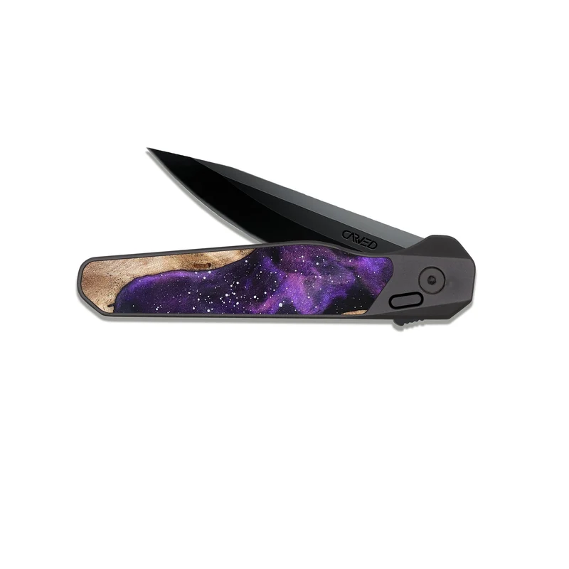 EDC Dark Slate Wood Pocket Knife - Mason (Cosmos, 829627)