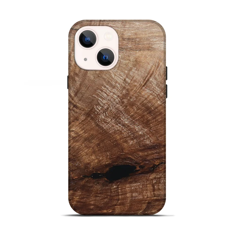 iPhone 13 Wood Live Edge Phone Case - Amirah (Solid Wood, 829474)