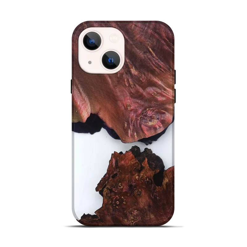 iPhone 13 Wood Live Edge Phone Case - Kanye (Clear, 829471)