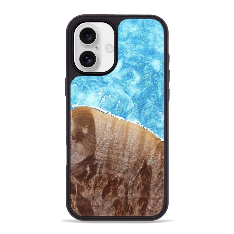 iPhone 16 Plus Wood Phone Case - Elenora (Coastal, 829651)