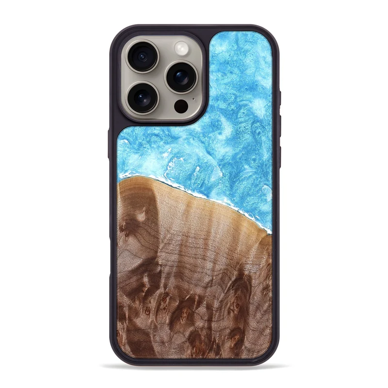 iPhone 16 Pro Max Wood Phone Case - Elenora (Coastal, 829651)