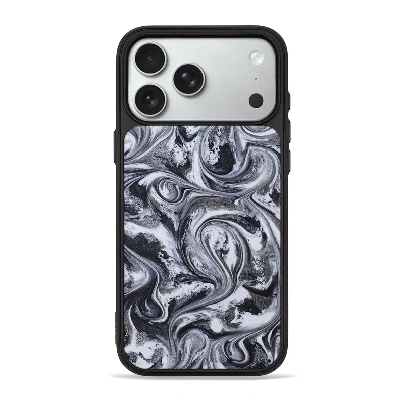 iPhone 18 Pro Max ResinArt Phone Case - Jace (Black & White, 829451)
