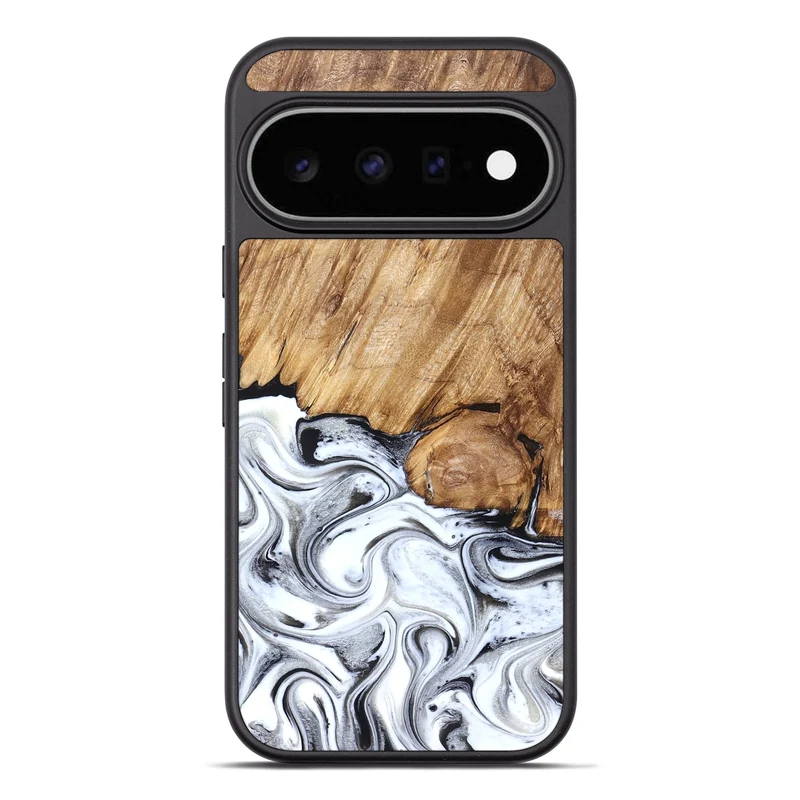 Pixel 11 Pro XL Wood Phone Case - Taft (Black & White, 829450)