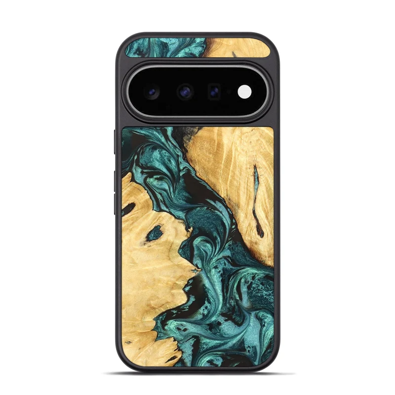 Pixel 11 Pro Wood Phone Case - Sol (Green, 829426)