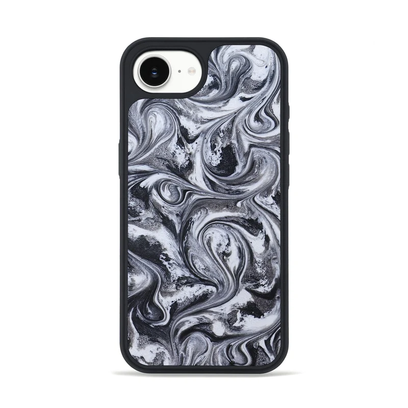 iPhone 16e ResinArt Phone Case - Jace (Black & White, 829451)