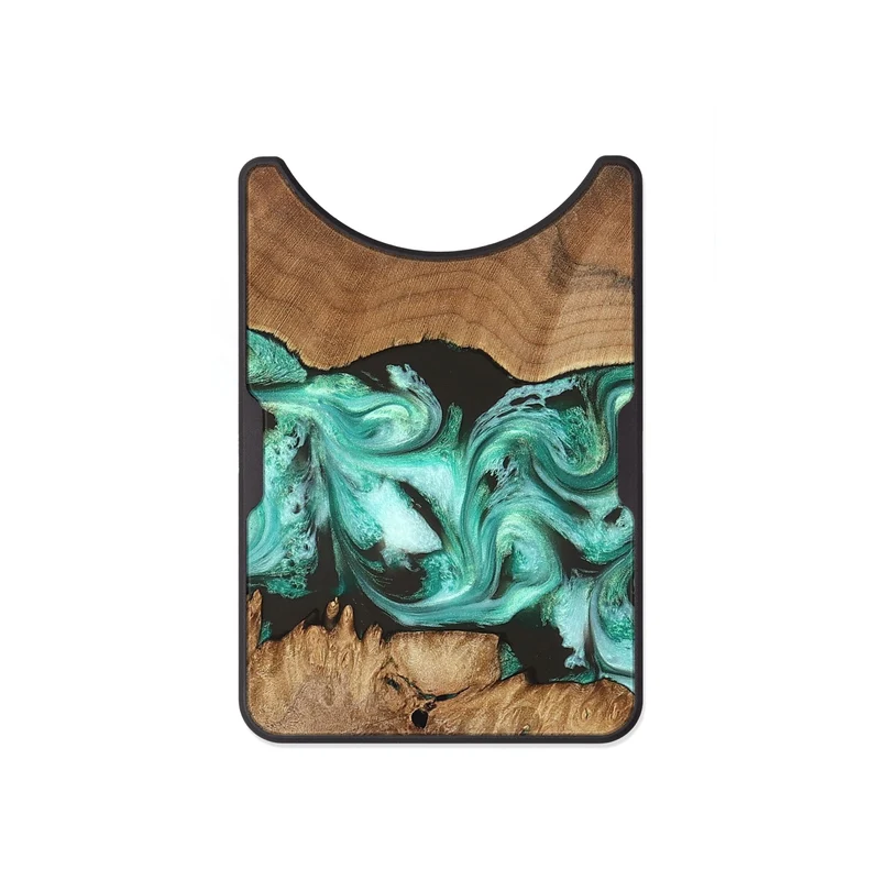 Alloy Wood Wallet - Jamir (Green, 829420)