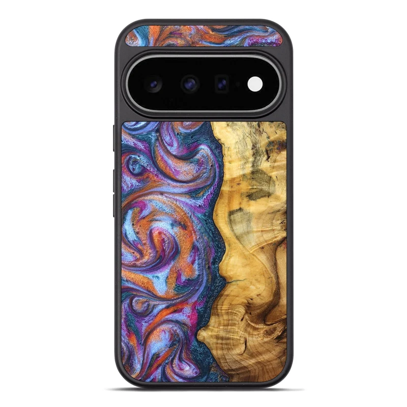 Pixel 11 Pro XL Wood Phone Case - Tiara (Blue, 829402)