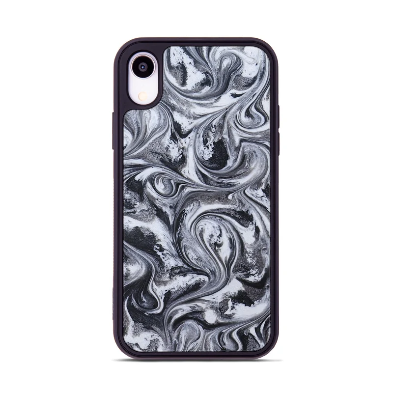 iPhone Xr ResinArt Phone Case - Jace (Black & White, 829451)