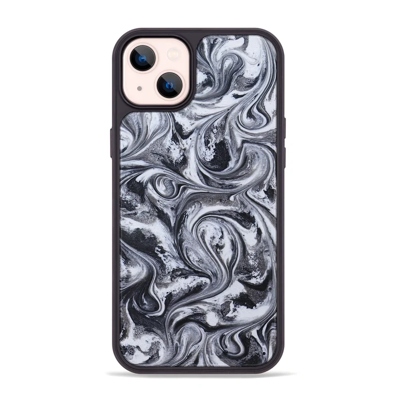 iPhone 14 Plus ResinArt Phone Case - Jace (Black & White, 829451)