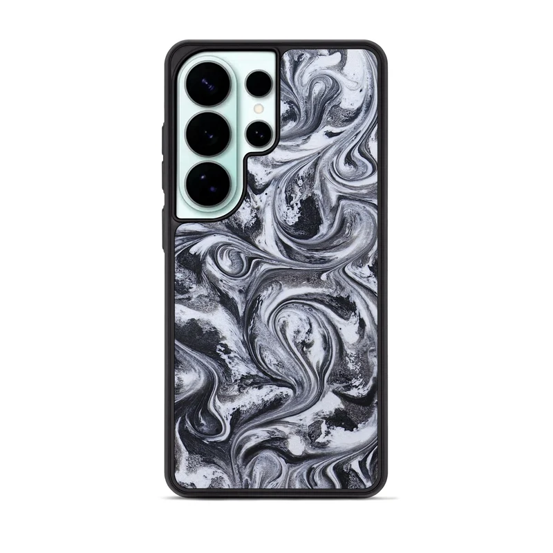 Galaxy S26 Ultra ResinArt Phone Case - Jace (Black & White, 829451)
