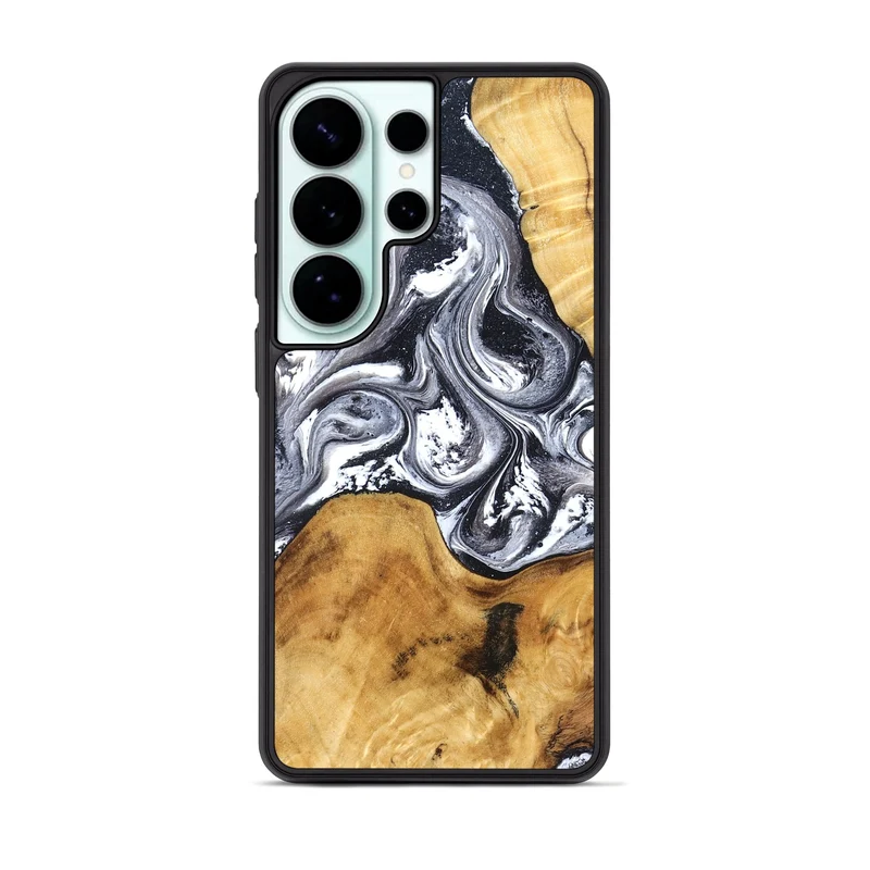 Galaxy S26 Ultra Wood Phone Case - Alexis (Black & White, 829453)