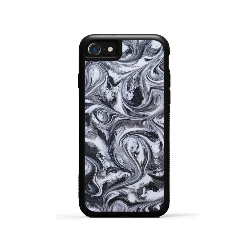 iPhone SE ResinArt Phone Case - Jace (Black & White, 829451)