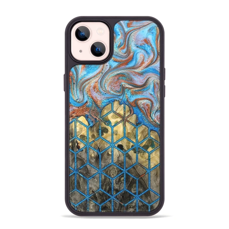 iPhone 14 Plus Wood Phone Case - Dollie (Pattern, 829368)