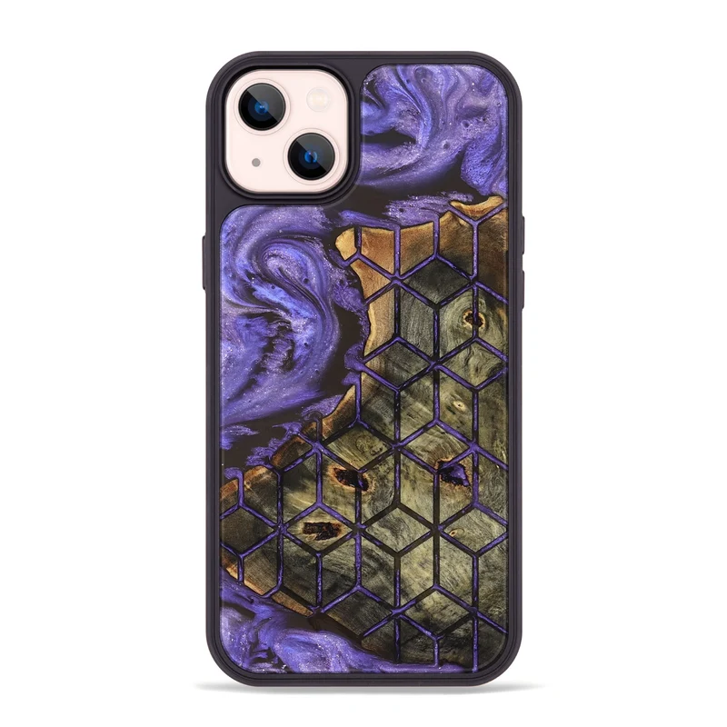 iPhone 14 Plus Wood Phone Case - Dominik (Pattern, 829366)