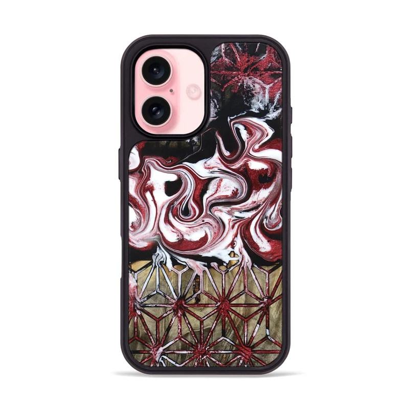 iPhone 16 Wood Phone Case - Lisa (Pattern, 829360)