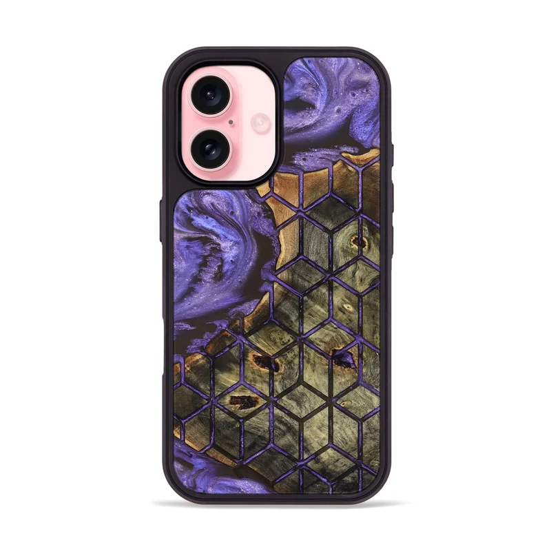 iPhone 16 Wood Phone Case - Dominik (Pattern, 829366)