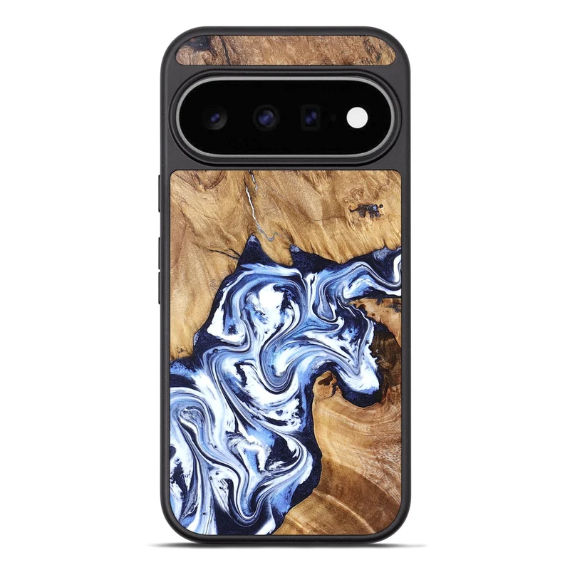 Pixel 11 Pro XL Wood Phone Case - Paxton (Blue, 829358)