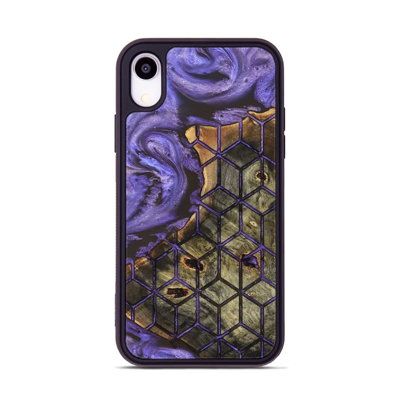 iPhone Xr Wood Phone Case - Dominik (Pattern, 829366)