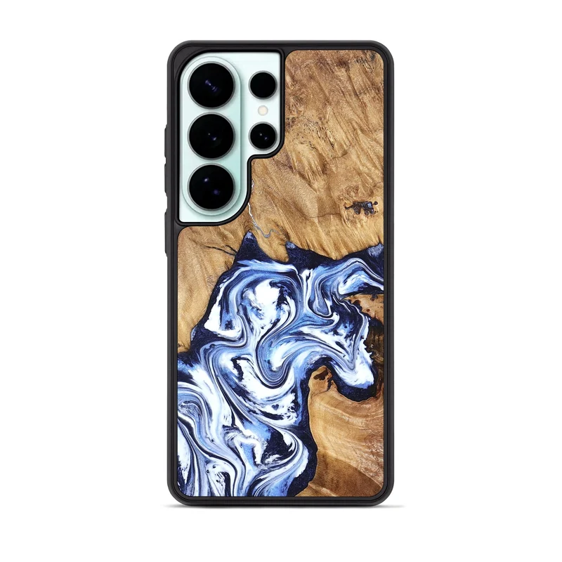 Galaxy S26 Ultra Wood Phone Case - Paxton (Blue, 829358)