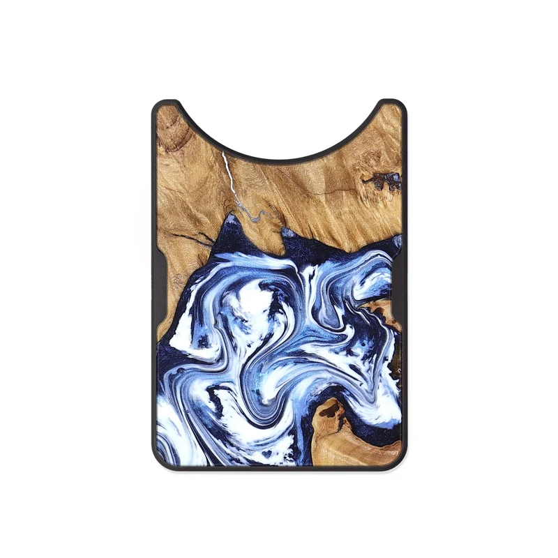 Alloy Wood Wallet - Paxton (Blue, 829358)