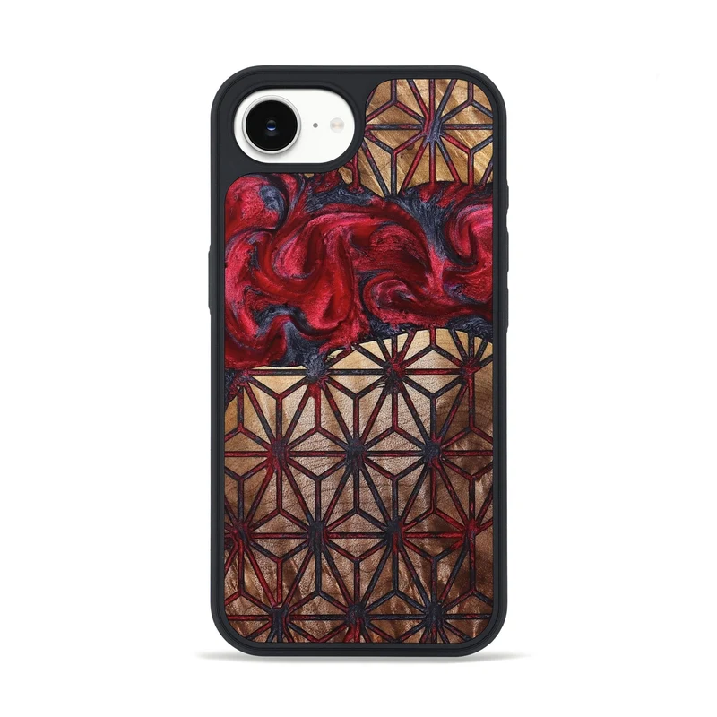 iPhone 16e Wood Phone Case - Ayah (Pattern, 829375)