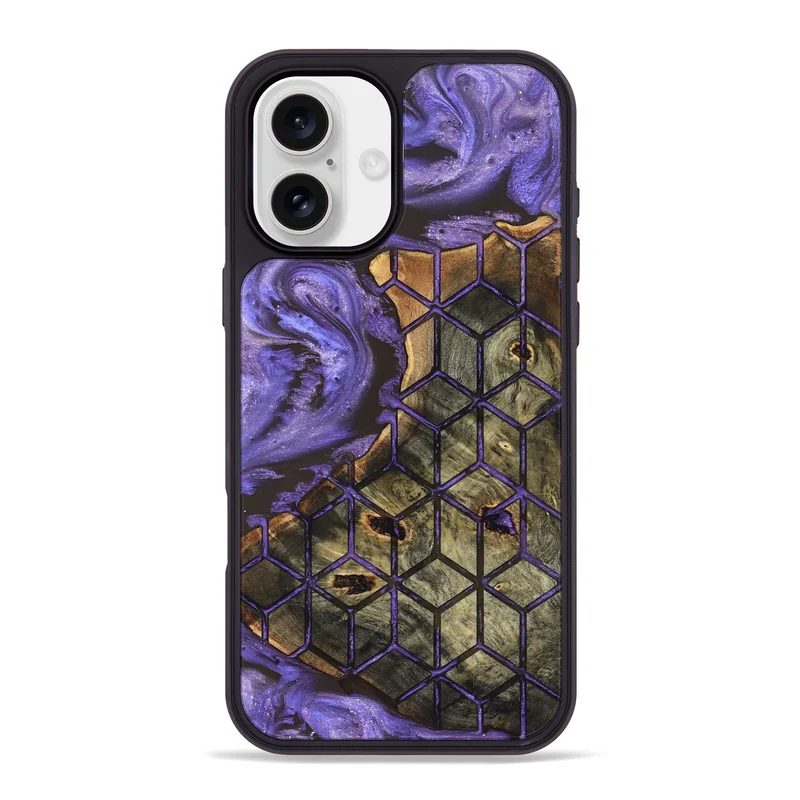 iPhone 16 Plus Wood Phone Case - Dominik (Pattern, 829366)