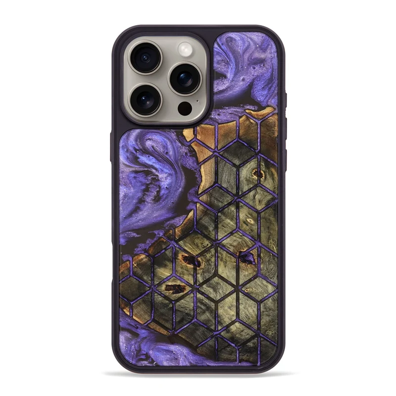 iPhone 16 Pro Max Wood Phone Case - Dominik (Pattern, 829366)