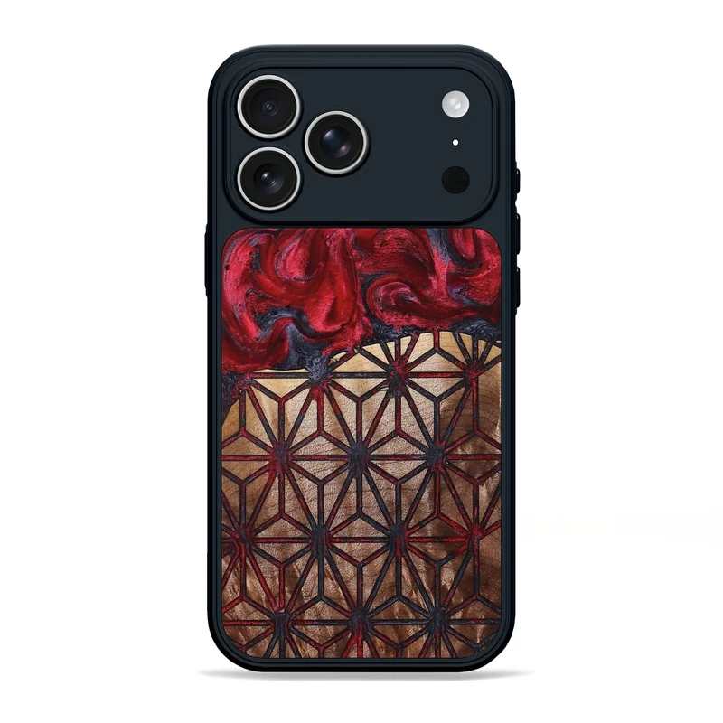 iPhone 17 Pro Max Wood Phone Case - Ayah (Pattern, 829375)