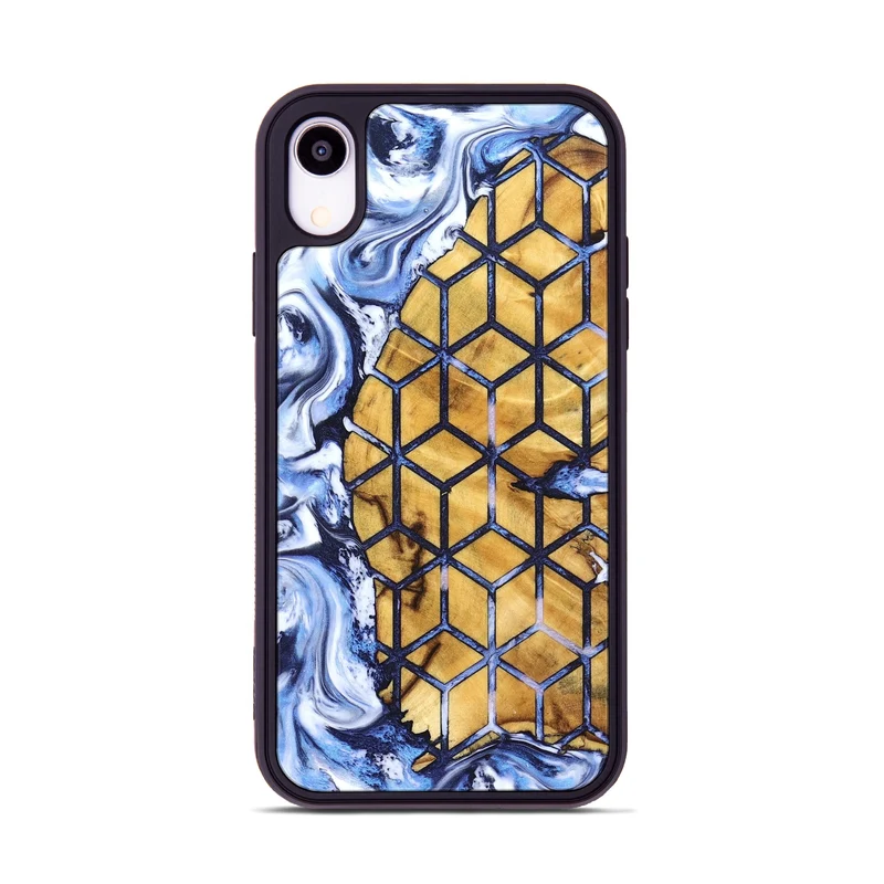 iPhone Xr Wood Phone Case - Keshawn (Pattern, 829364)