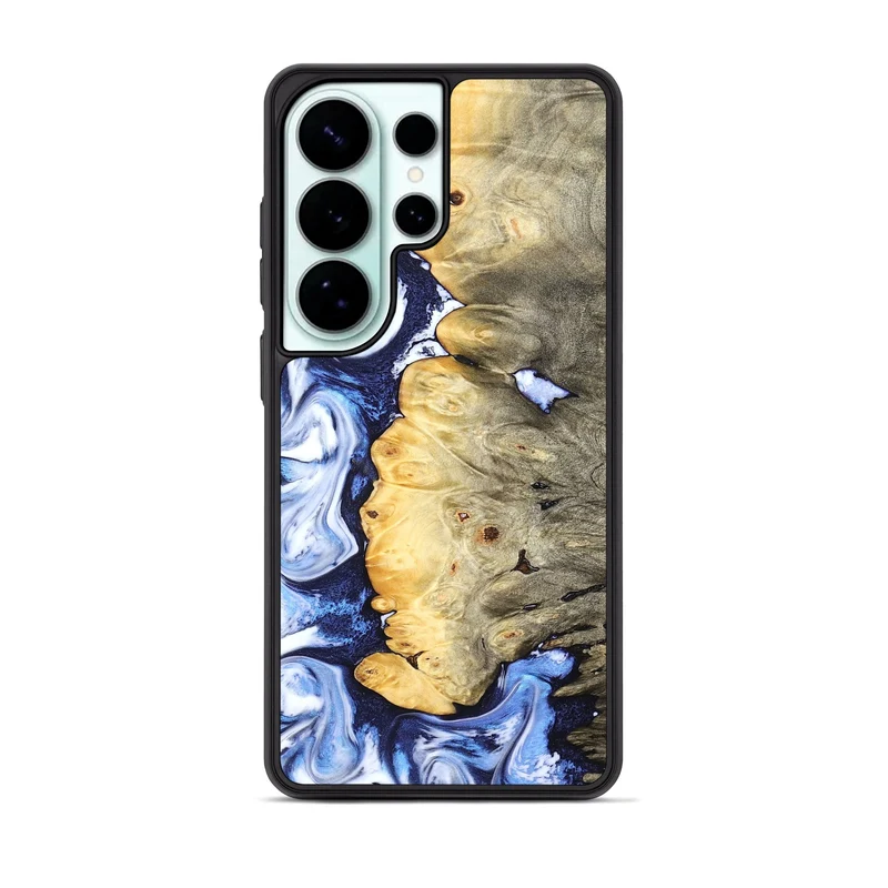 Galaxy S26 Ultra Wood Phone Case - Terese (Blue, 829406)