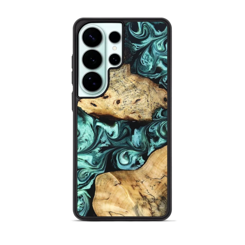 Galaxy S26 Ultra Wood Phone Case - Kasey (Green, 829390)