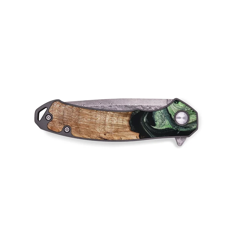 EDC Wood Pocket Knife - Maximus (Green, 829389)