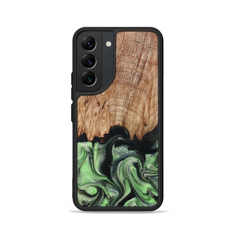 Galaxy S22 Wood Phone Case - Maximus (Green, 829389)