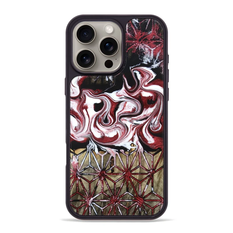 iPhone 16 Pro Max Wood Phone Case - Lisa (Pattern, 829360)
