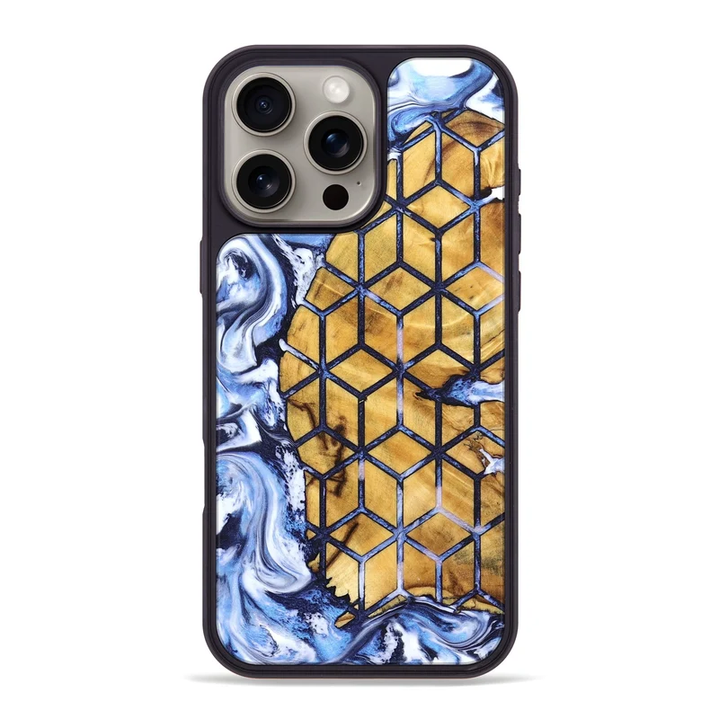 iPhone 16 Pro Max Wood Phone Case - Keshawn (Pattern, 829364)