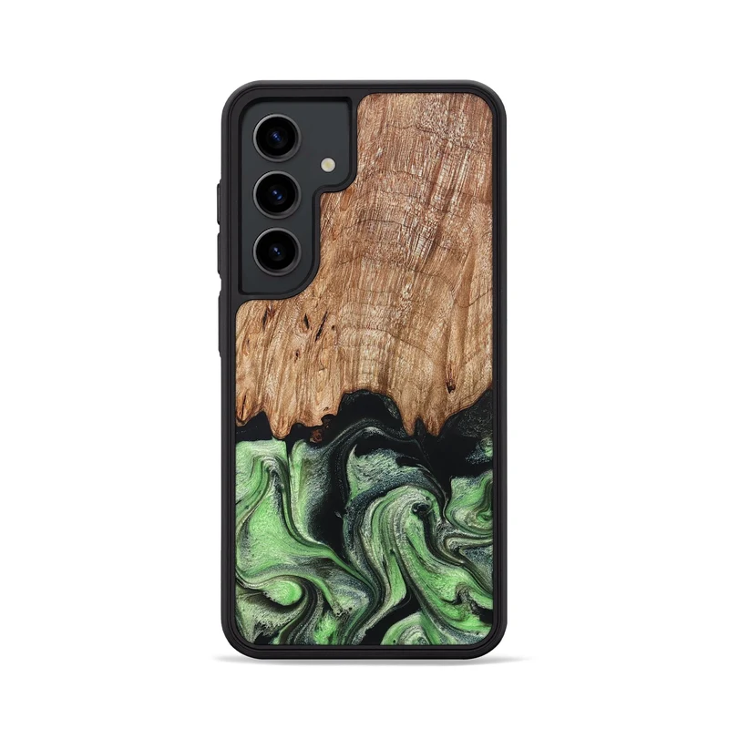 Galaxy S24 Wood Phone Case - Maximus (Green, 829389)