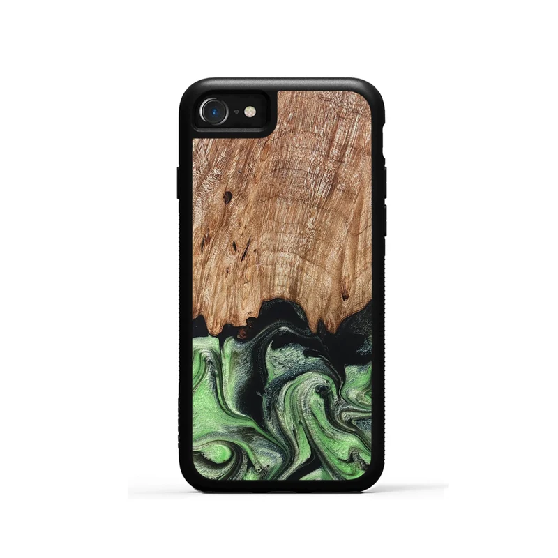 iPhone SE Wood Phone Case - Maximus (Green, 829389)