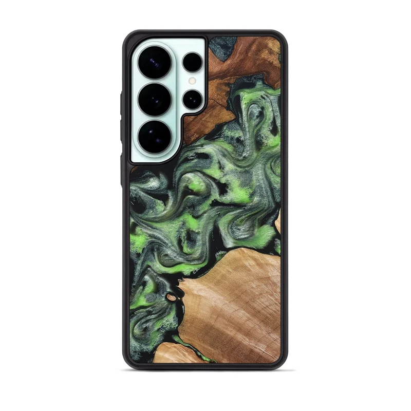 Galaxy S26 Ultra Wood Phone Case - Roni (Green, 829396)