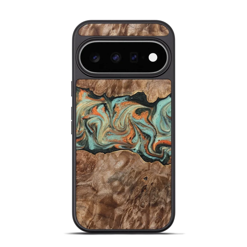 Pixel 11 Pro Wood Phone Case - Brandyn (Green, 829395)