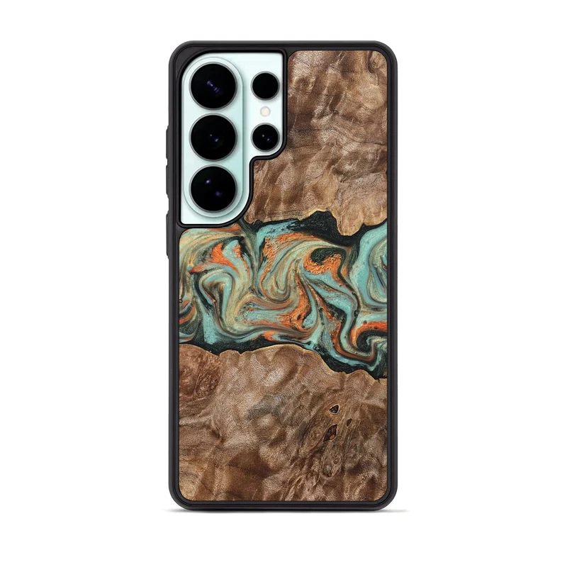 Galaxy S26 Ultra Wood Phone Case - Brandyn (Green, 829395)