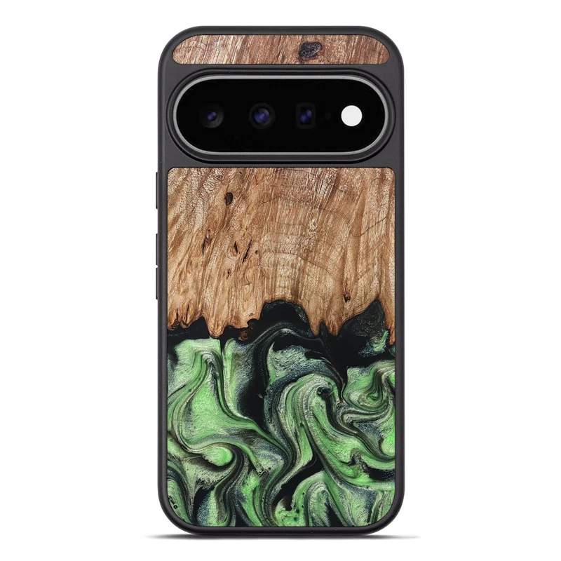 Pixel 11 Pro XL Wood Phone Case - Maximus (Green, 829389)