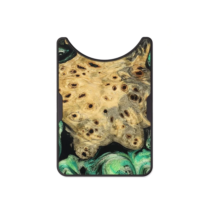 Alloy Wood Wallet - Stella (Green, 829394)