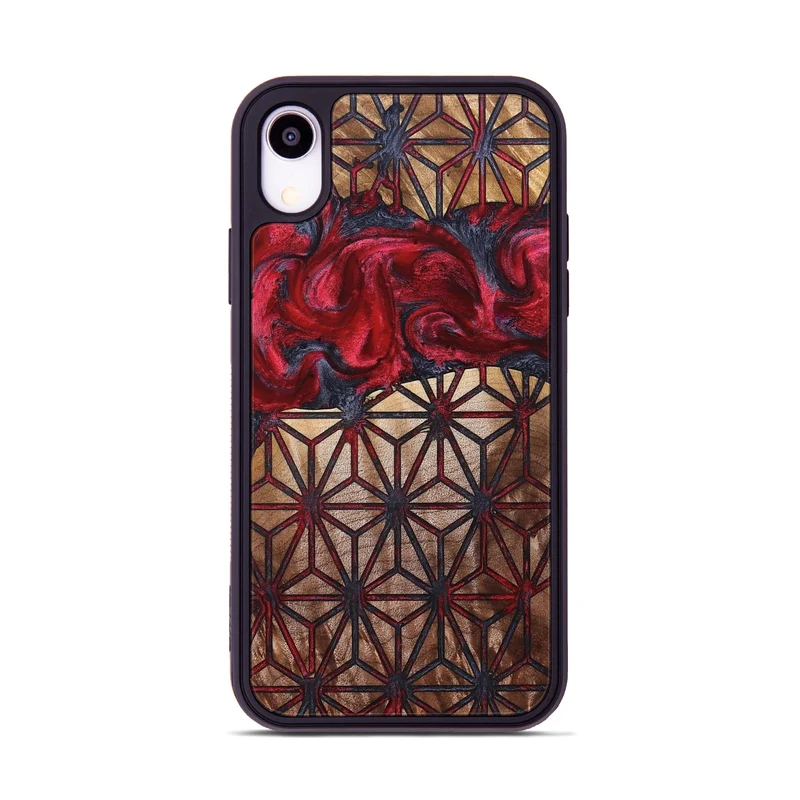 iPhone Xr Wood Phone Case - Ayah (Pattern, 829375)