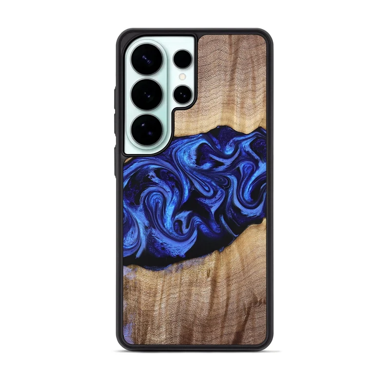 Galaxy S26 Ultra Wood Phone Case - Manilla (Blue, 829384)