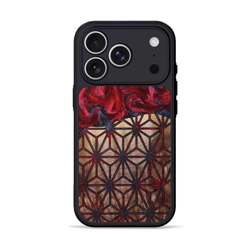 iPhone 17 Pro Wood Phone Case - Ayah (Pattern, 829375)