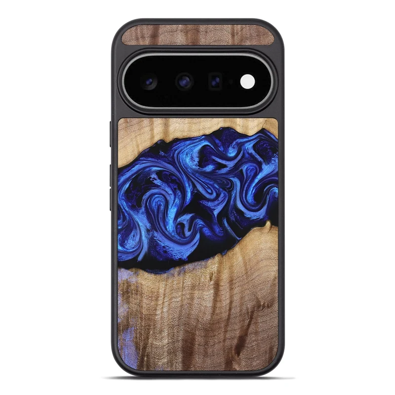Pixel 11 Pro XL Wood Phone Case - Manilla (Blue, 829384)