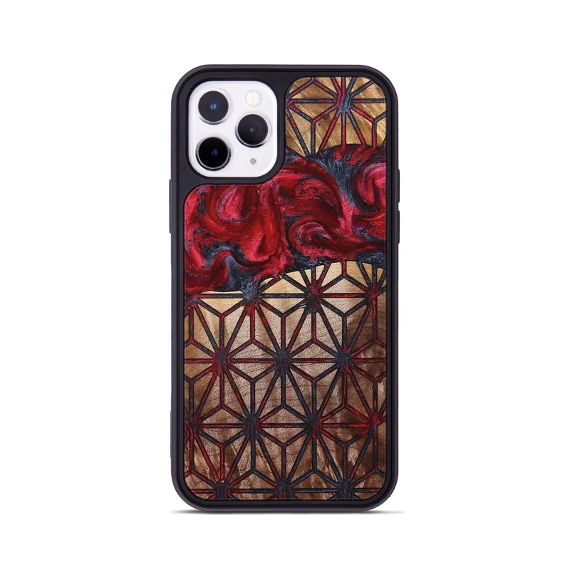 iPhone 11 Pro Wood Phone Case - Ayah (Pattern, 829375)